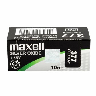 Knoopcel Maxell SR626SW 377 1,55 V Knoopcelbatterij 3