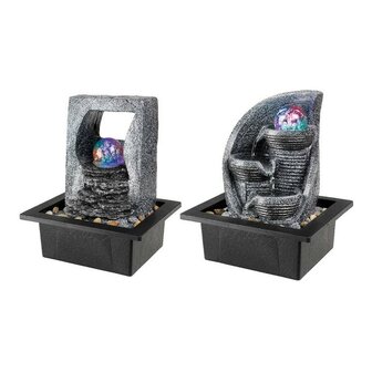 Tuinfontein Lumineo LED RGB 17 x 20,5 x 25,5 cm Hars 1