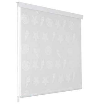 Rolgordijn voor douche 140x240 cm zeester 1