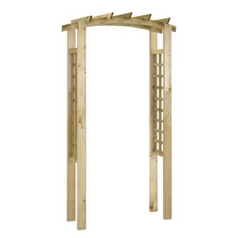 Tuinboog 110x60x210 cm ge&iuml;mpregneerd massief grenenhout 2
