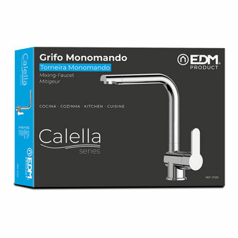 Mengkraan EDM 01126 Calella Zilverkleurig Roestvrij staal Blik Zink Wastafel 3