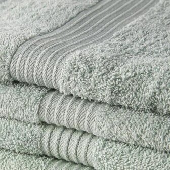 Handdoekenset TODAY Essential Celadon Lichtgroen 50 x 90 cm (10 Stuks) 4