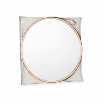 Wandspiegel GiftDecor 1268 Bruin Brons 45 x 45 x 3 cm (4 Stuks) 4