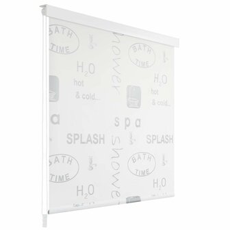 Rolgordijn voor douche 140x240 cm splash 1