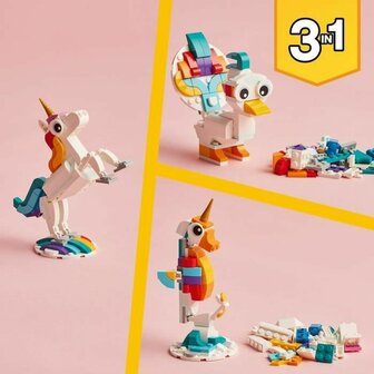 Bouwspel Lego  Creator 3-in-1 31140 The magic unicorn 5