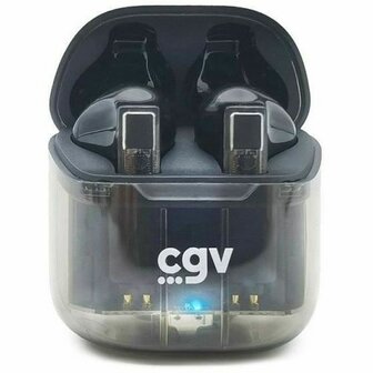 Draadloze Koptelefoon met Oplaadetui CGV URBAN GHOST Zwart 2