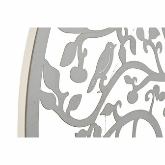 Wanddecoratie Home ESPRIT Wit Boomstructuur Shabby Chic 99 x 2 x 99 cm 2