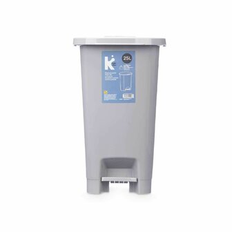Pedaalemmer ABK-142 1 Grijs Plastic 25 L (6 Stuks) 4