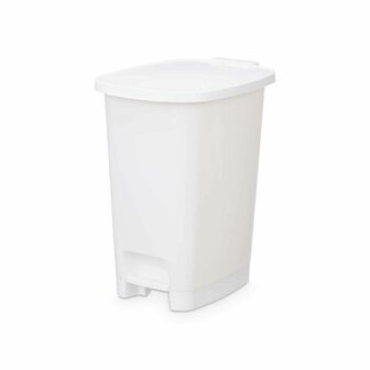 Pedaalemmer ABK-142 2 Wit Plastic 25 L (6 Stuks) 2