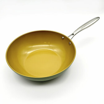 Wokpan Amercook AMVegan By Fran L&oacute;pez &Oslash; 28 cm 2