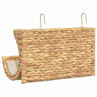 Kattenbed met kussen 37x20x20 cm waterhyacint  5