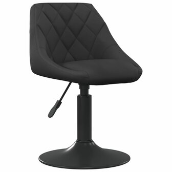 Barkruk fluweel zwart 2