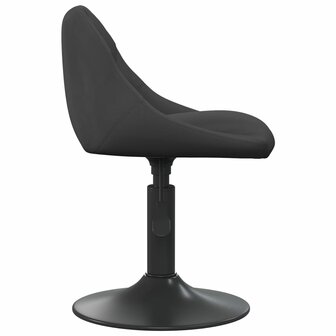 Barkruk fluweel zwart 4