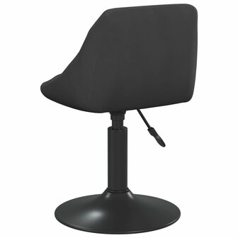 Barkruk fluweel zwart 5