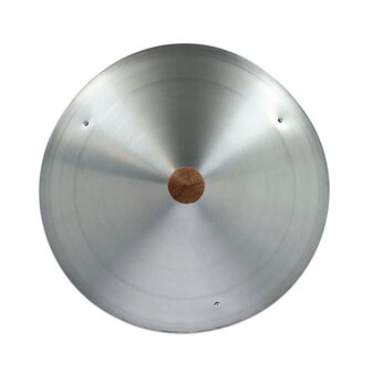Esschert Design Vogelvoederhuisje met silo en rond dak zink 3