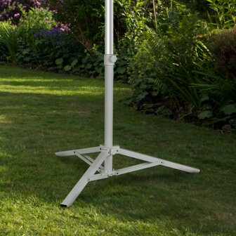 Parasolvoet Aktive Wit Metaal 61 x 49,5 x 61 cm (6 Stuks) 4