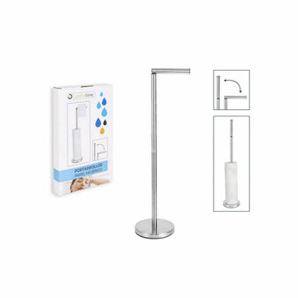 Toiletrolhouder Confortime Roestvrij staal Staal 2