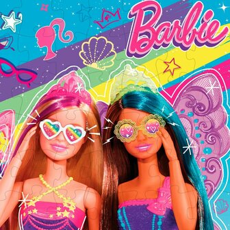 Puzzel Barbie MaxiFloor 60 Onderdelen 70 x 1,5 x 50 cm 4