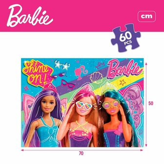 Puzzel Barbie MaxiFloor 60 Onderdelen 70 x 1,5 x 50 cm 5