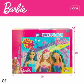 Puzzel Barbie MaxiFloor 60 Onderdelen 70 x 1,5 x 50 cm 6