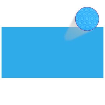 Zwembadhoes 400x200 cm PE blauw 1