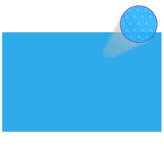 Zwembadhoes rechthoekig 800x500 cm PE blauw 1