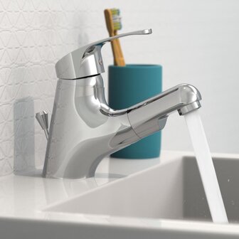 EISL Wastafelmengkraan VICO met uittrekbare uitloop chroomkleurig 1