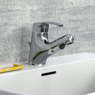EISL Wastafelmengkraan VICO met uittrekbare uitloop chroomkleurig 6