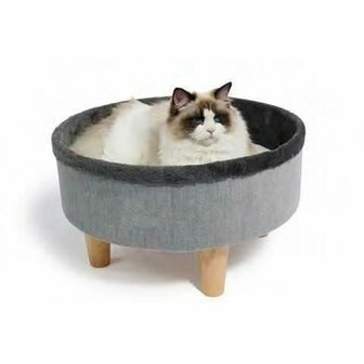 Kattenbed MPETS ROUND Grijs 47 x 47 x 26 cm 1