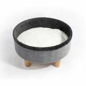 Kattenbed MPETS ROUND Grijs 47 x 47 x 26 cm 2