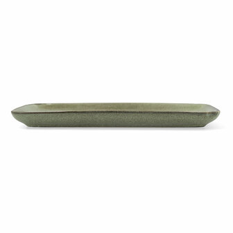 Serveerschaal Bidasoa Ikonic Groen Keramisch 28 x 14 cm (Pack 4x) 4