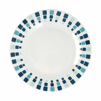 Dinerbord Quid Simetric Blauw Keramisch 23 cm (12 Stuks) 5