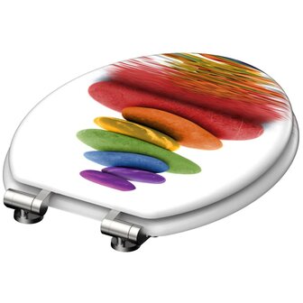 SCH&Uuml;TTE Toiletbril met soft-close COLORFUL STONES 3