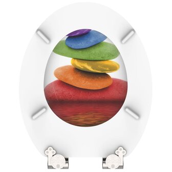 SCH&Uuml;TTE Toiletbril met soft-close COLORFUL STONES 4