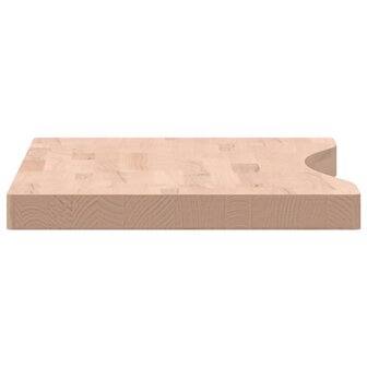Bureaublad 80x(36-40)x4 cm massief beukenhout 5