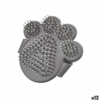 Hondenkam Mascow 336 Grijs 10,5 x 10 x 3 cm (12 Stuks) 1