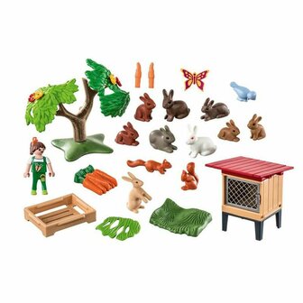 Playset Playmobil 71252 Country Rabbit Hutch 41 Onderdelen 2