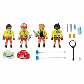 Playset Playmobil 71244 City Life Rescue Team 25 Onderdelen 2