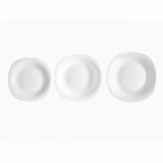 Serviesset Vivalto F-LFP95-85-90 Wit Opaal glas (2 Stuks) 2