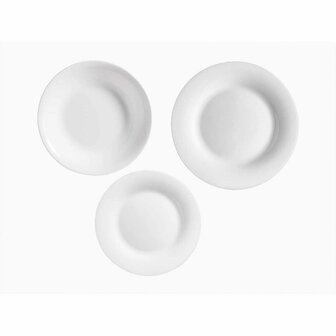 Serviesset Vivalto F-LP100-80-85 Wit Opaal glas (2 Stuks) 2