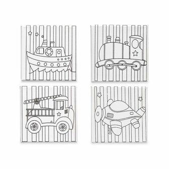 Canvas Pincello 29100257 Hout Stof 12 Stuks 2
