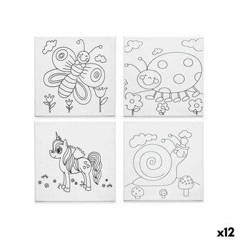 Canvas Pincello 29100258 Hout Stof 12 Stuks 1