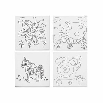 Canvas Pincello 29100258 Hout Stof 12 Stuks 2
