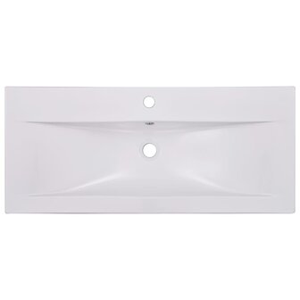 Inbouwwastafel 91x39,5x18,5 cm keramiek wit 4