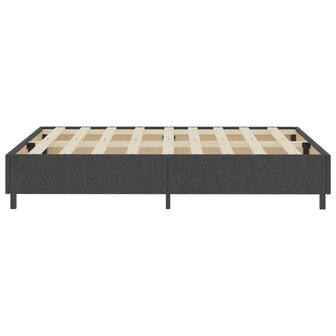 Boxspringframe stof grijs 180x200 cm 5