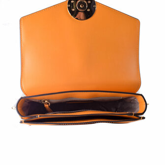 Dames handtas Michael Kors 35S2GNML2L-HONEY-COMB Oranje 23 x 5 x 17 cm 3