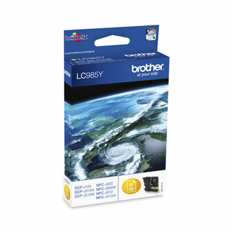 Originele inktcartridge Brother LC985Y Geel 1
