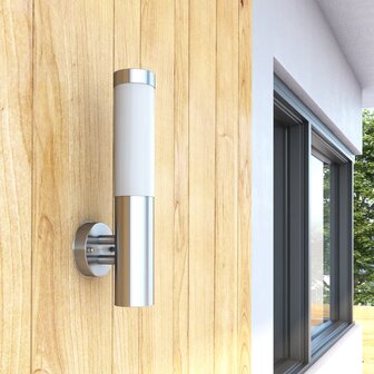 Wandlamp voor binnen en buiten waterdicht RVS 6