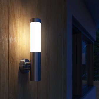 Wandlamp voor binnen en buiten waterdicht RVS 7