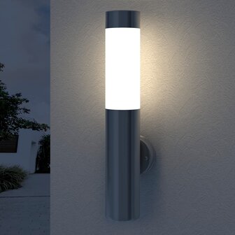 Wandlamp voor binnen en buiten waterdicht RVS 8